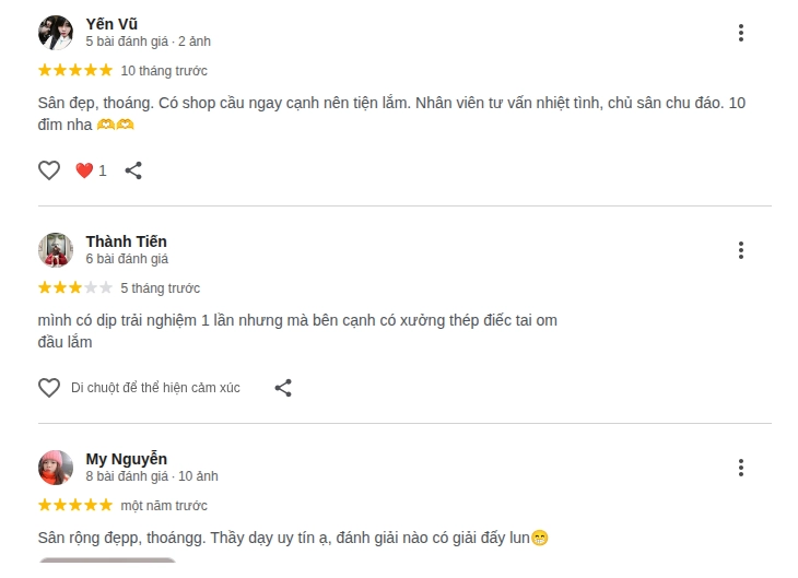 Nhận xét về chất lượng sân cầu lông quốc học lông biên