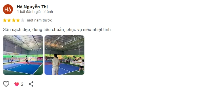 Đánh giá của người chơi tại sân CK's Pickleball