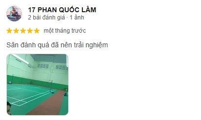Đánh giá của người chơi tại sân Pickleball CLB Thể Thao Trung Ý 5