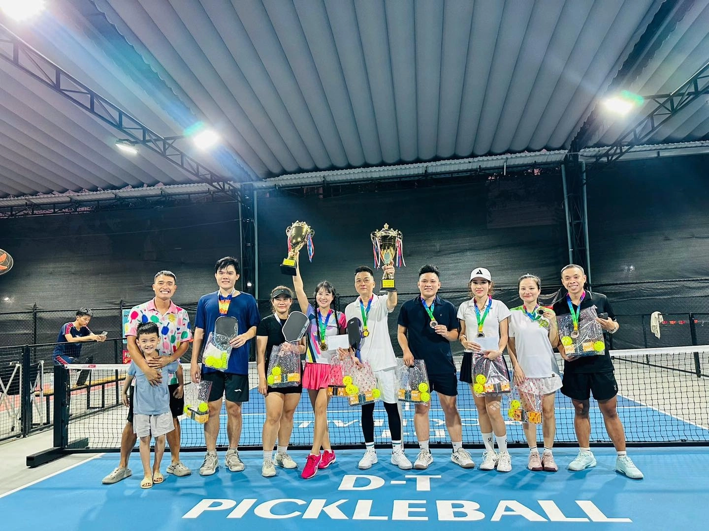 Sân d-t pickleball thường xuyên tổ chức các hoạt động giao lưu