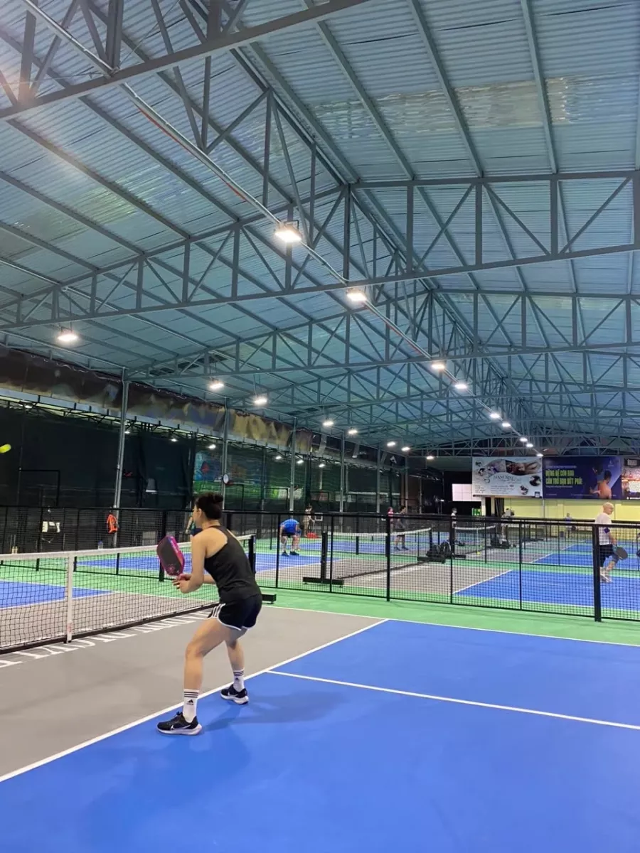 Không gian sân Happy Pickleball Nha Trang