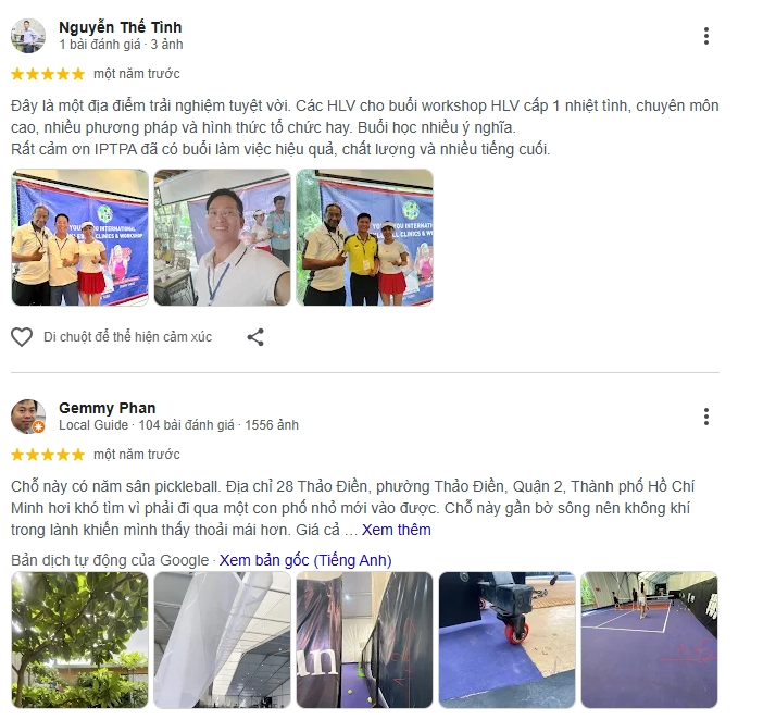 Những bài đánh giá về 002 Pickleball Club 3