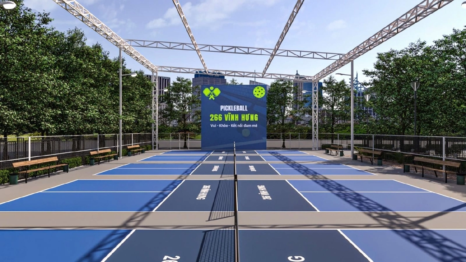 Sân Pickleball 266 Vĩnh Hưng