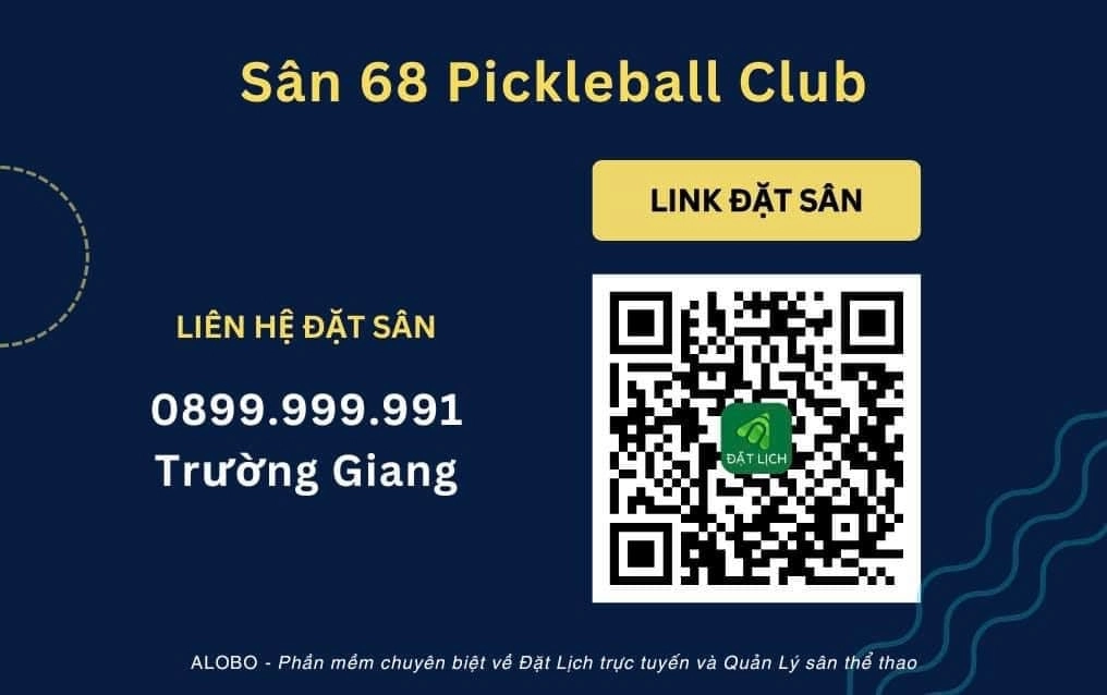 Giá thuê sân Pickleball 68