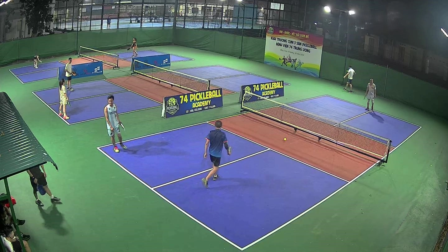 Giới thiệu sân Pickleball 74 Academy