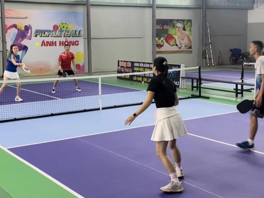 Giới thiệu sân Pickleball Ánh Hồng