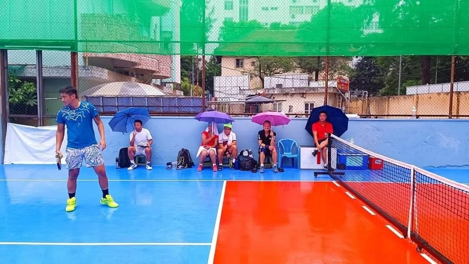 Không gian sân pickleball Bách Khoa