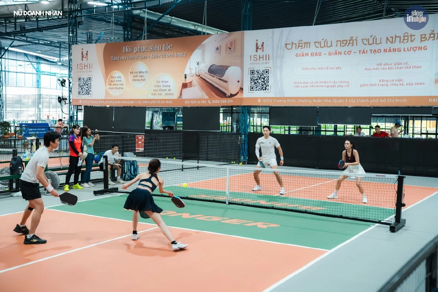 Các dịch vụ tiện ích tại sân Pickleball Banger