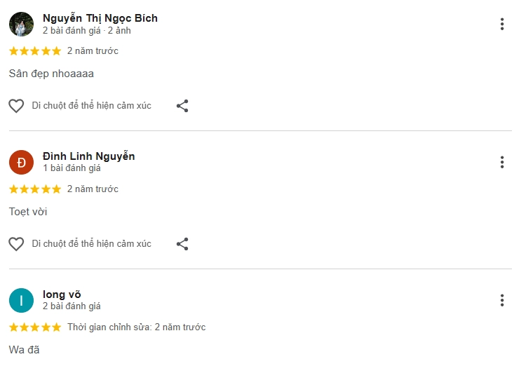 Đánh giá của người chơi tại sân Pickleball Cá Voi Xanh