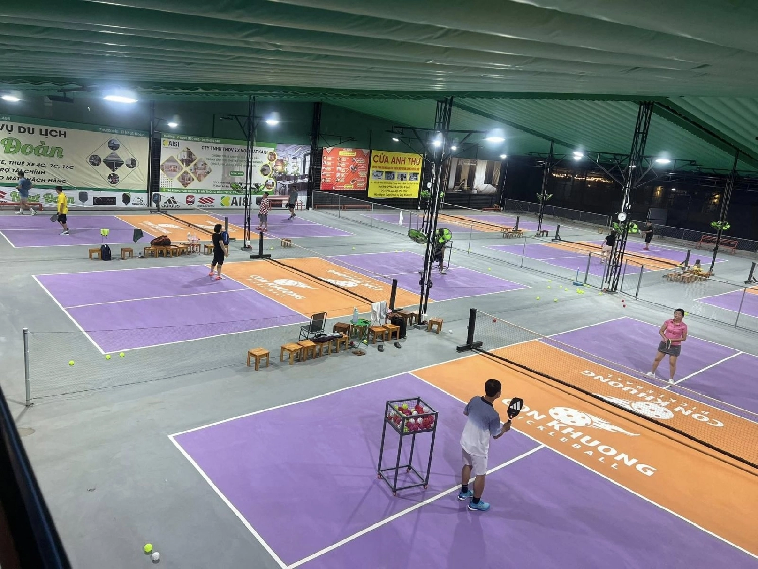Các dịch vụ cung cấp sân pickleball tại Cồn Khương