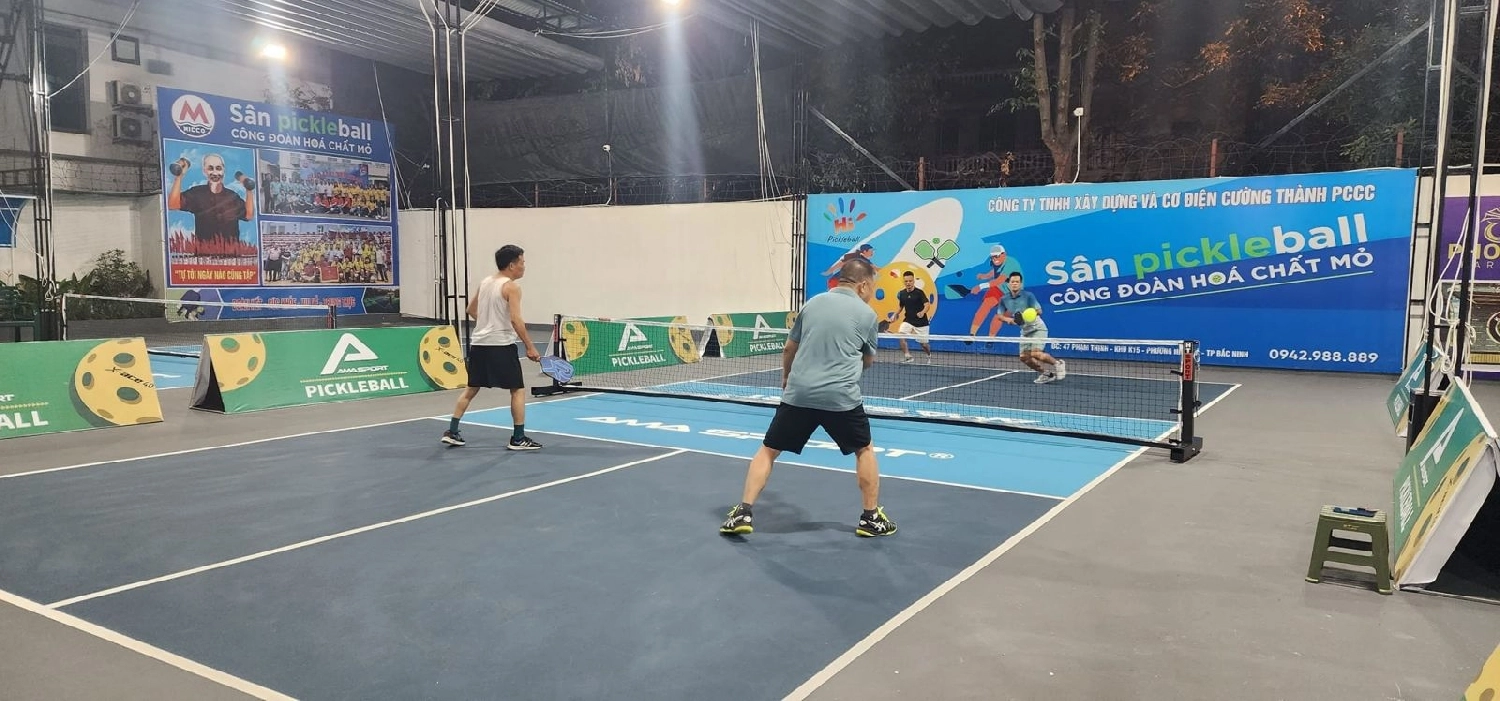 Sân Pickleball Công Đoàn Hoá Chất Mỏ