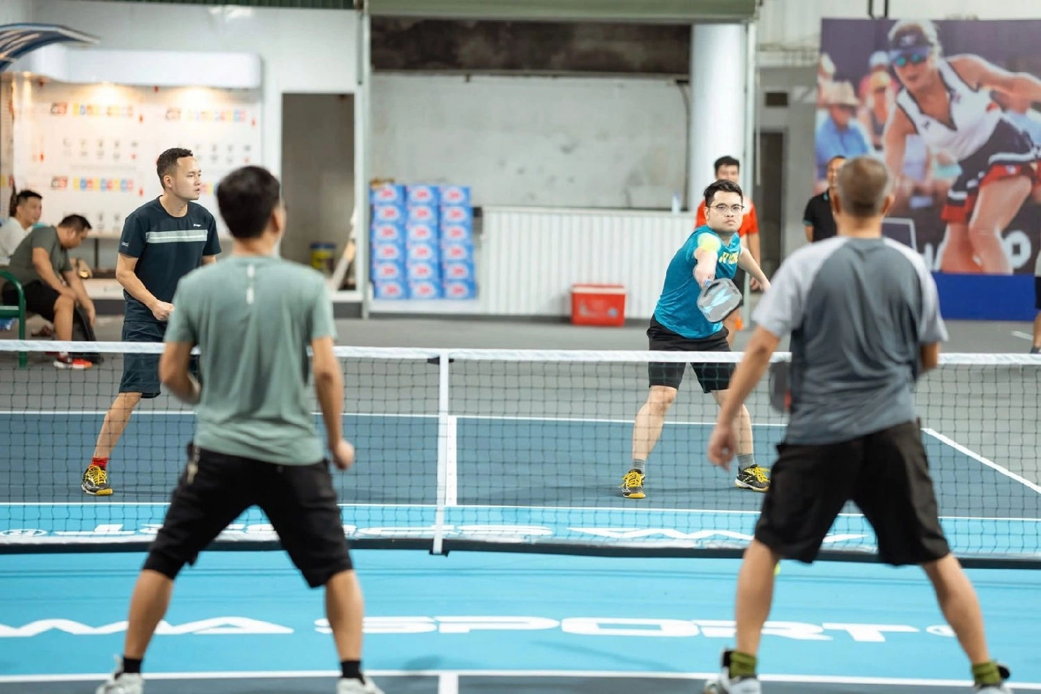 Các dịch vụ tiện ích của sân Pickleball Công Đoàn Hoá Chất Mỏ