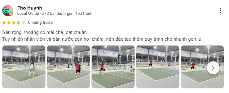 Đánh giá của người chơi tại sân Pickleball D-Complex