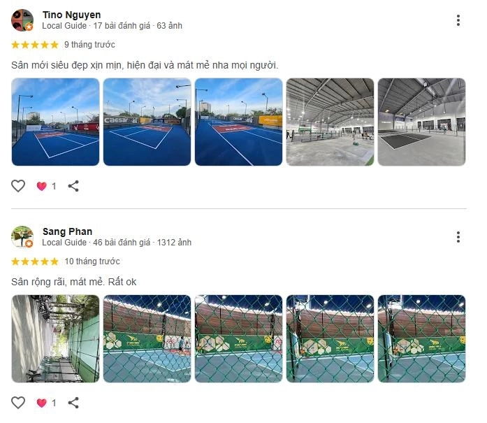 Đánh giá chất lượng sân pickleball đắc tín từ người chơi