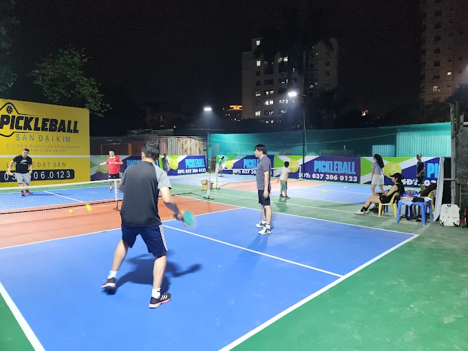 không gian sân pickleball Đại Kim
