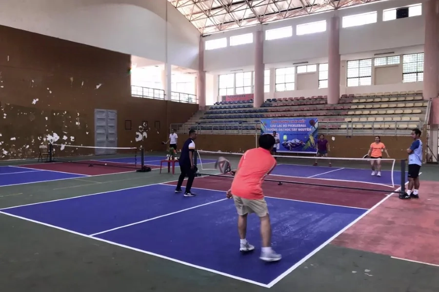 Sân Pickleball Trường Đại học Tây Nguyên