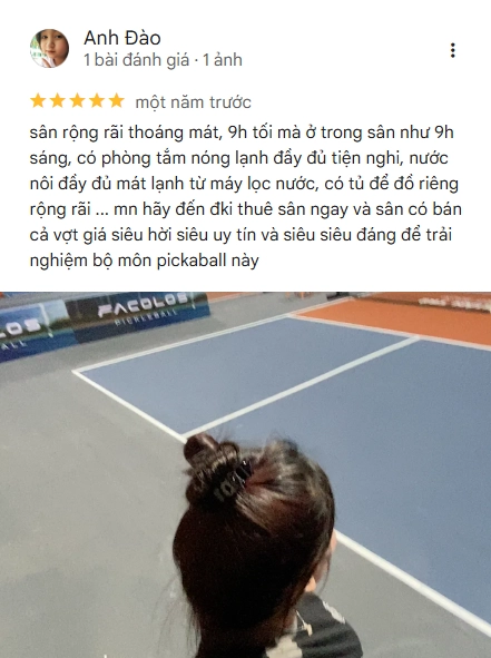 Đánh giá của người chơi tại sân Pickleball Doanh Nhân Trẻ Tuyên Quang