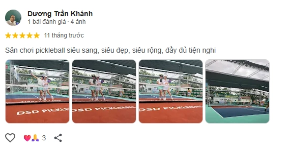 Đánh giá của người chơi tại DSD Pickleball Nha Trang 4