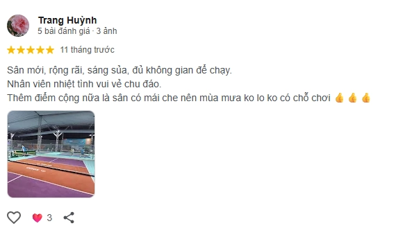 Đánh giá của người chơi tại DSD Pickleball Nha Trang 5
