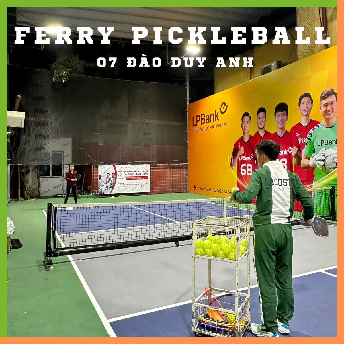 Các dịch vụ tiện ích của sân Pickleball Ferry