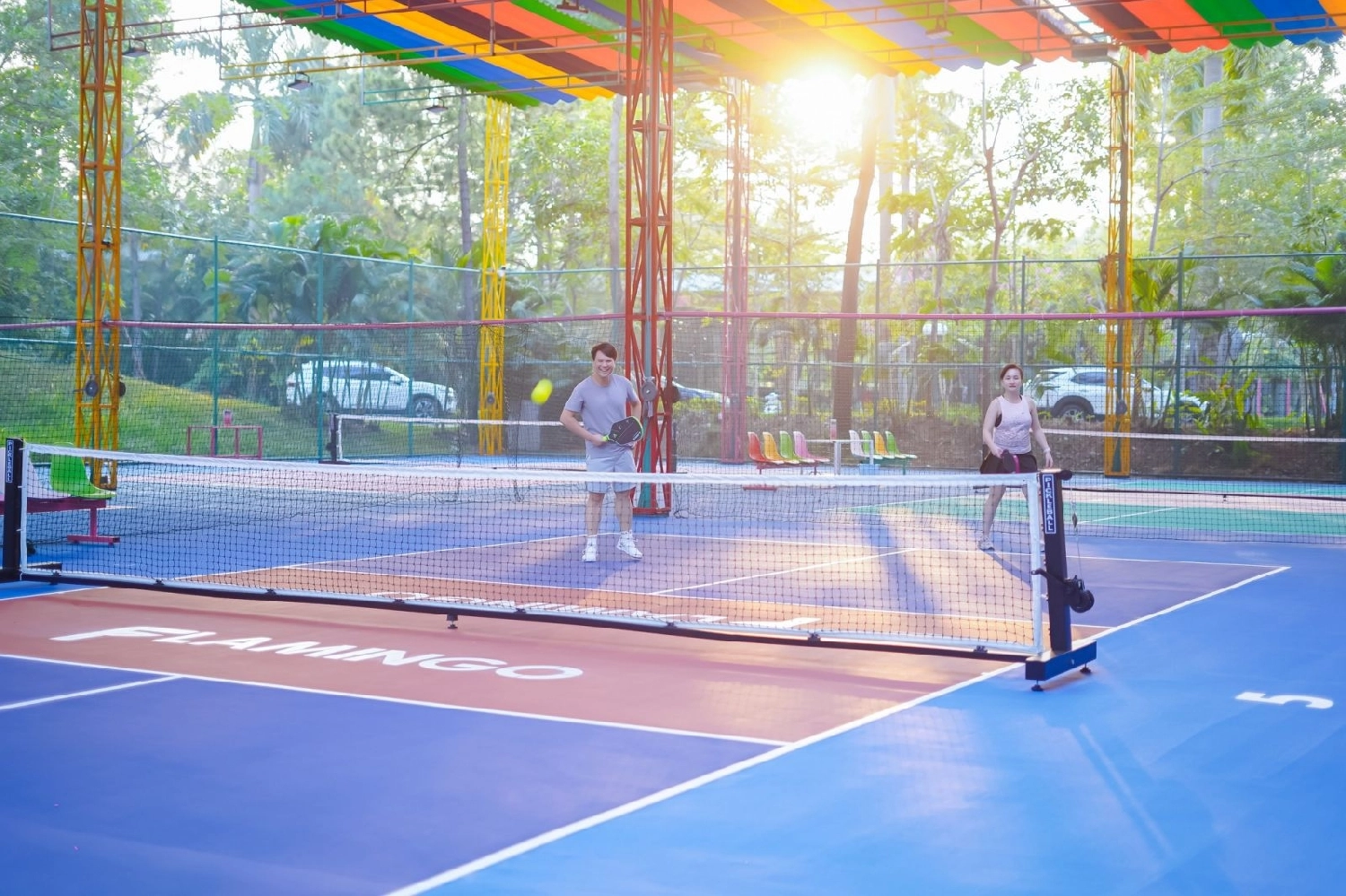 Các dịch vụ tiện ích của sân Pickleball Flamingo Đại Lải