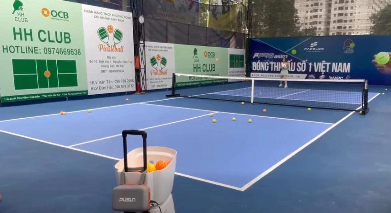 Các tiện ích tại sân pickleball hh linh đàm hà nội