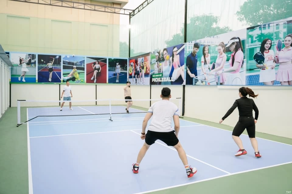 Các dịch vụ tiện ích của sân Pickleball Hoàng Long Bắc Ninh