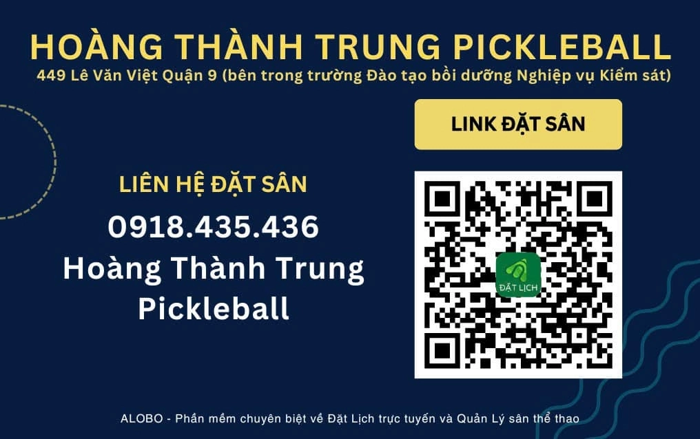 Giá thuê sân Pickleball Hoàng Thành Trung