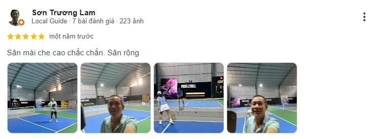 Đánh giá của người chơi tại sân Pickleball Icons