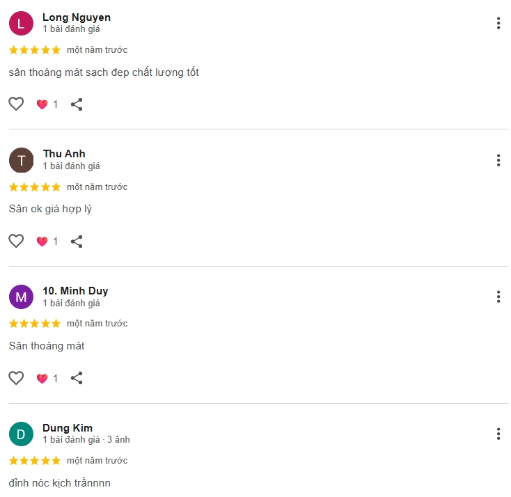  Đánh giá của người chơi tại sân Pickleball Nonstop