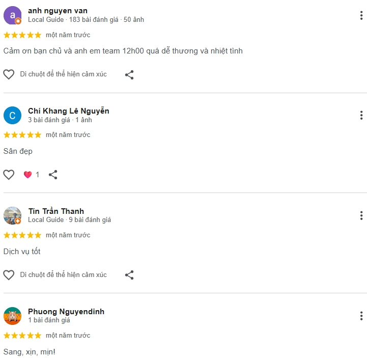 Đánh giá của người chơi tại sân Pickleball OP Nha Trang