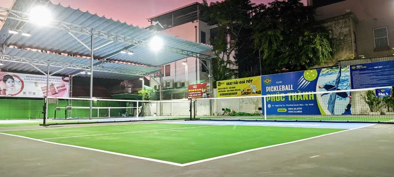 Các dịch vụ tiện ích của sân Pickleball Phúc Thành