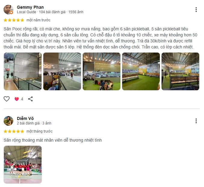 Bài đánh giá về PooC Cầu lông & Pickleball Hồ Chí Minh 1
