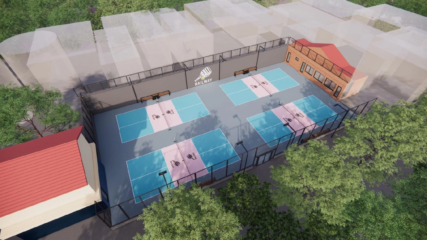 Sân pickleball Railway