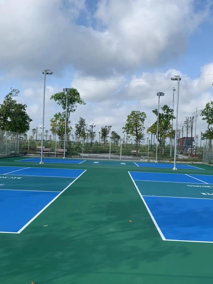 Sân pickleball Thanh Hà có không gian cực thoáng mát