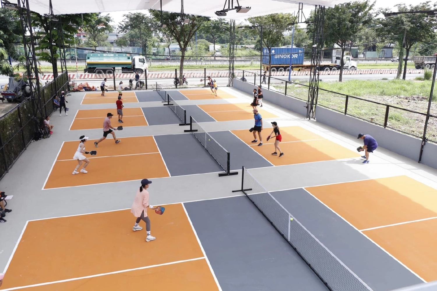 Giới thiệu sân Pickleball The Kitchen Zone