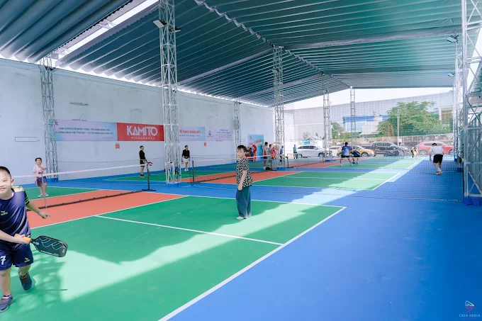 Các dịch vụ tiện ích tại sân Pickleball Thiên Long Dĩ An Bình Dương