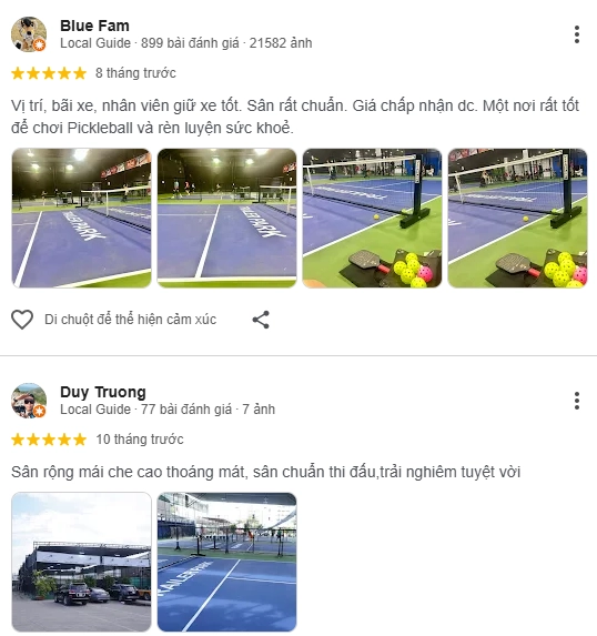 Đánh giá của người chơi tại sân Pickleball Trailer Park 2