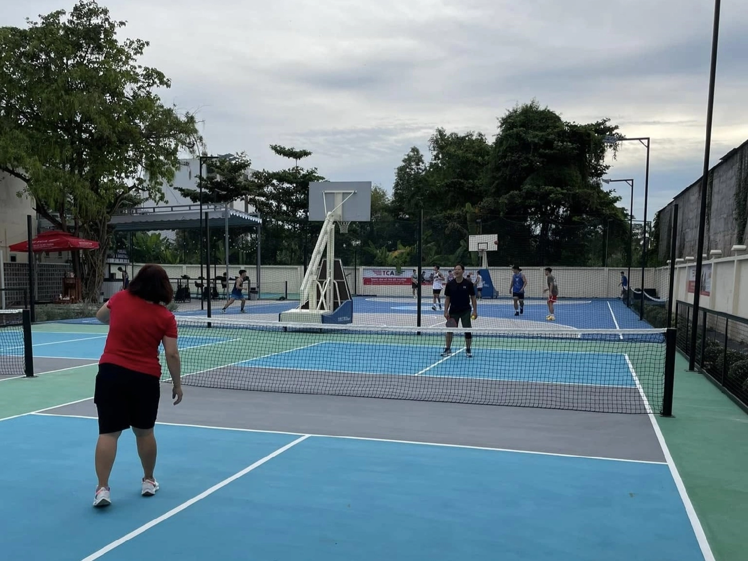 Sân Pickleball Trung tâm văn hóa thể thao Quận 7