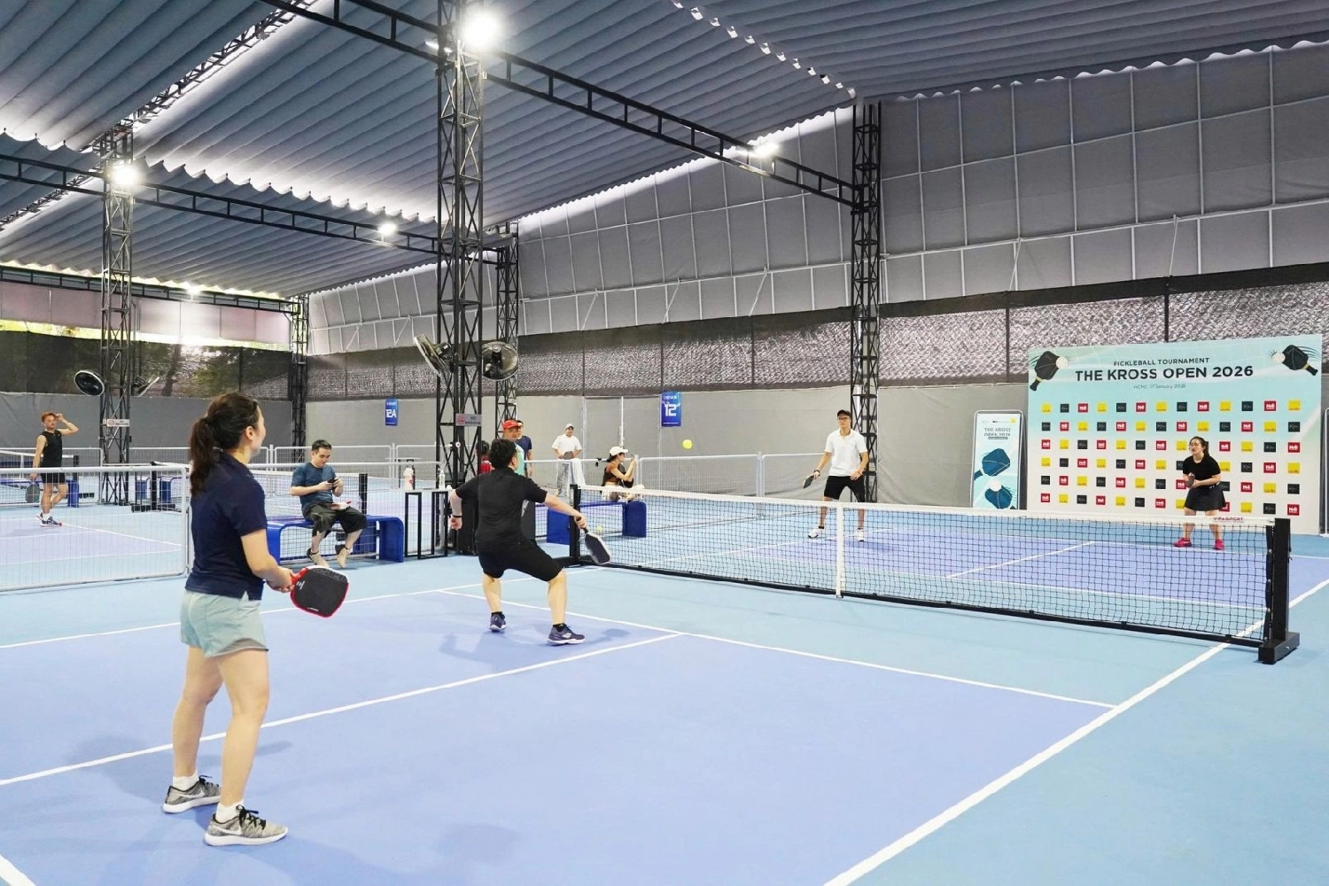 Cụm sân pickleball Văn Thánh