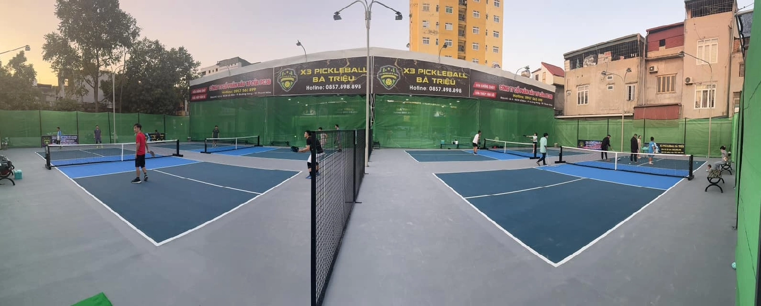 Giới thiệu sân Pickleball X3 Bà Triệu