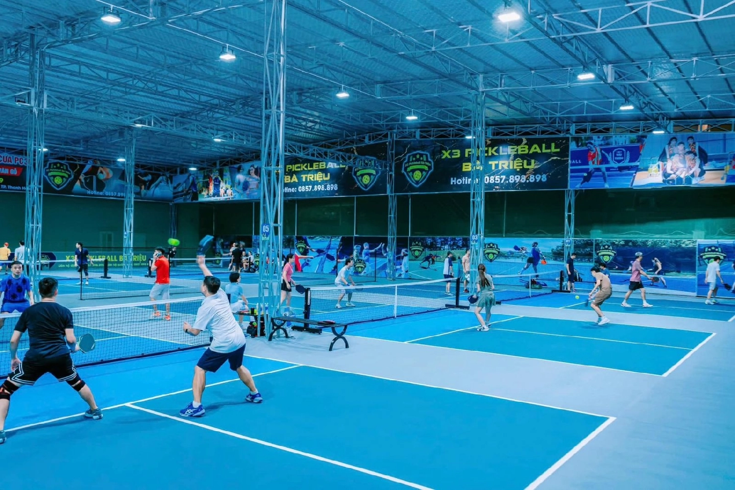 Các dịch vụ tiện ích của sân Pickleball X3 Bà Triệu