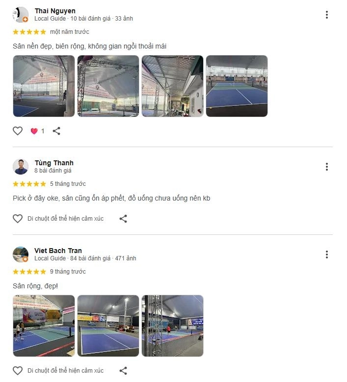Đánh giá về sân pickleball x7