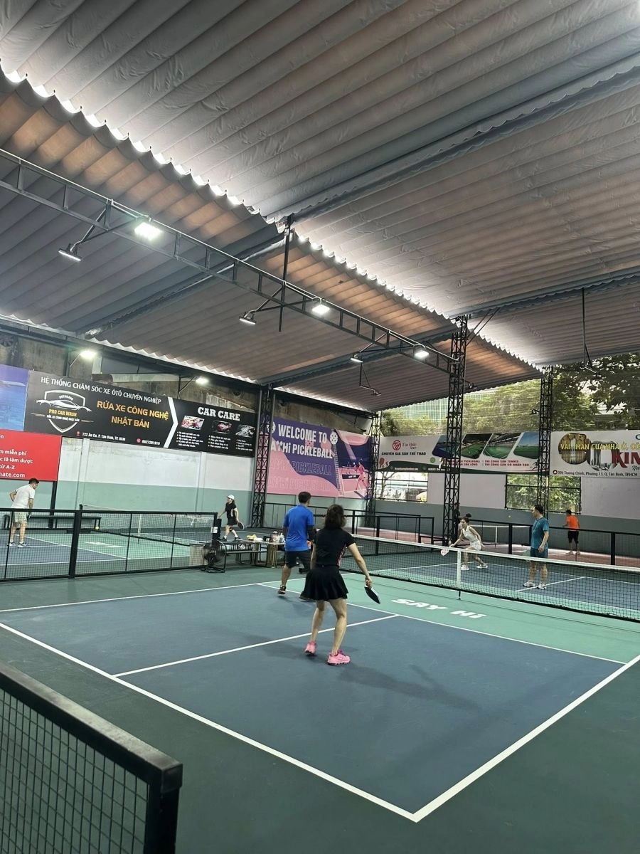 Người chơi tại sân Say Hi Pickleball
