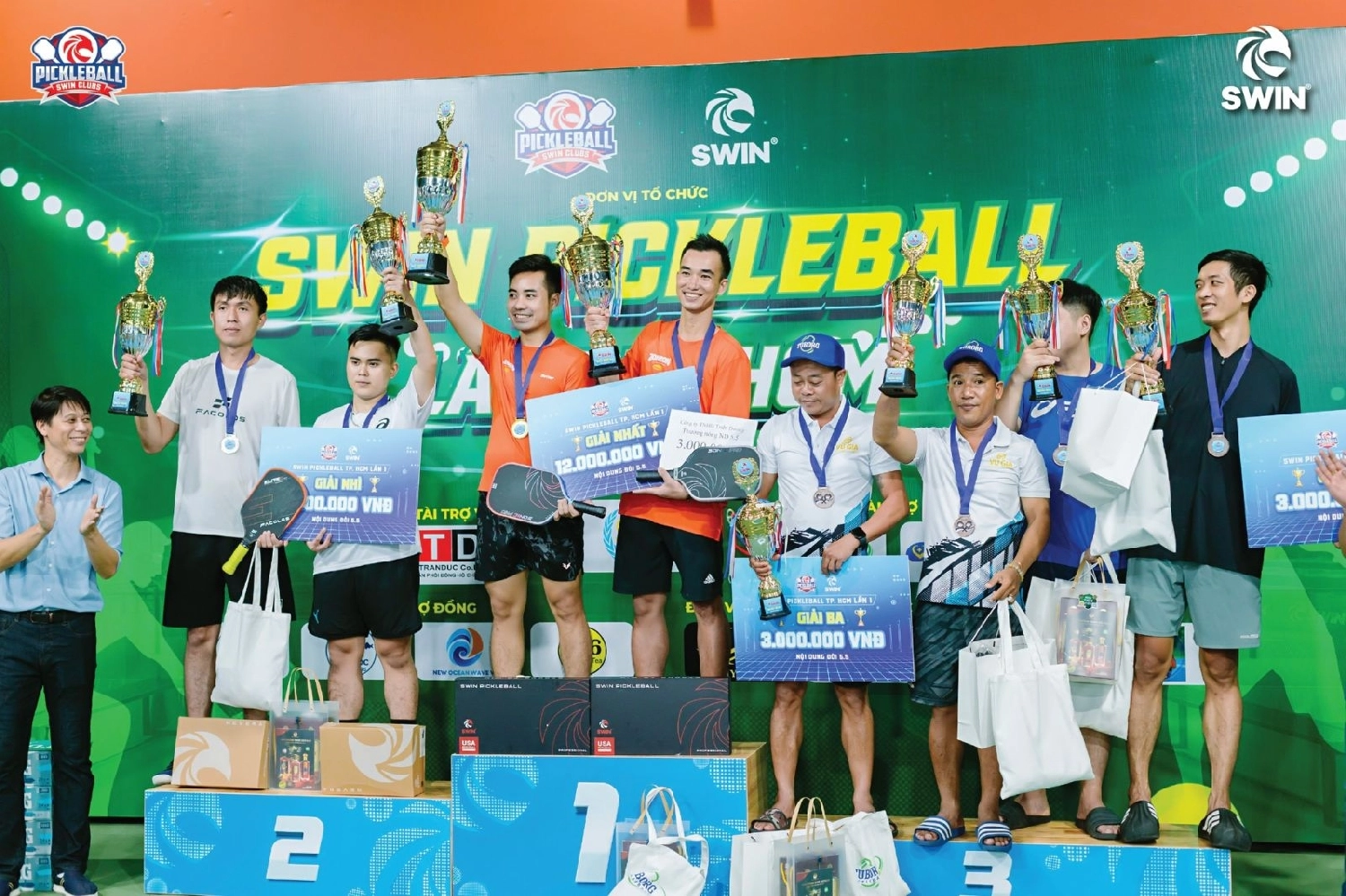 Sân swin pickleball quận 10 tổ chức các giải đấu