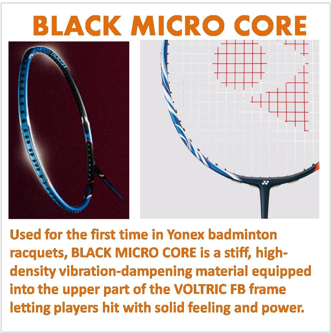 Công nghệ Black Micro Core của Vợt cầu lông Yonex Astrox SV New 2024 