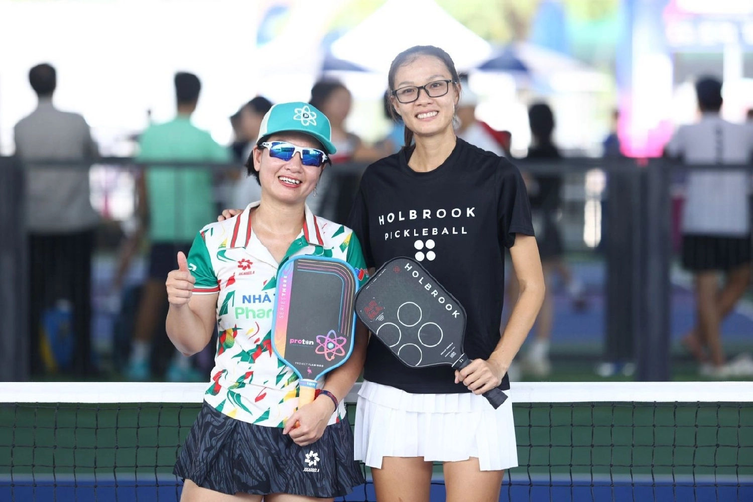 Sĩ Bội Ngọc pickleball và Trần Huyền Trang