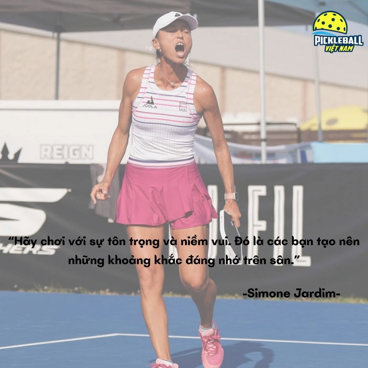 Slogan pickleball khích lệ tinh thần