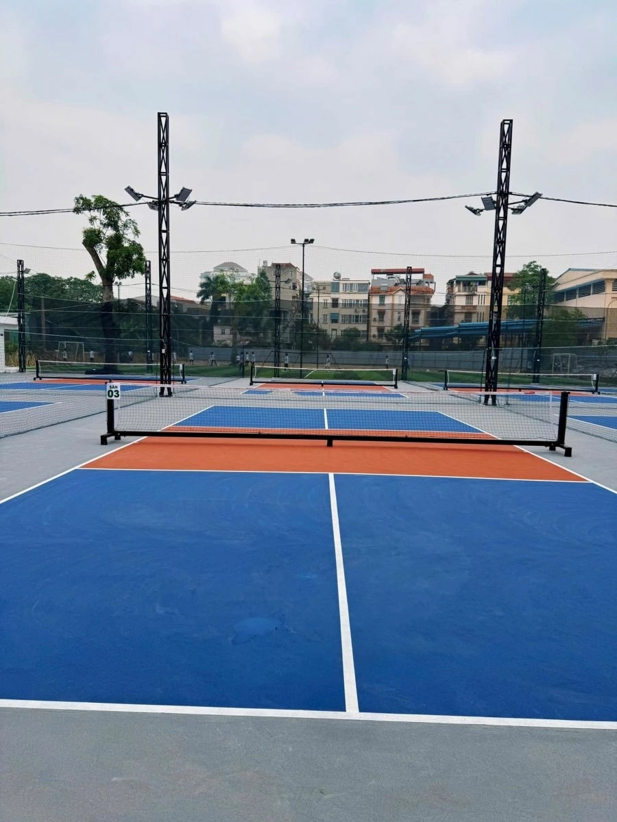 Không gian thoáng mát tại sân TA pickleball