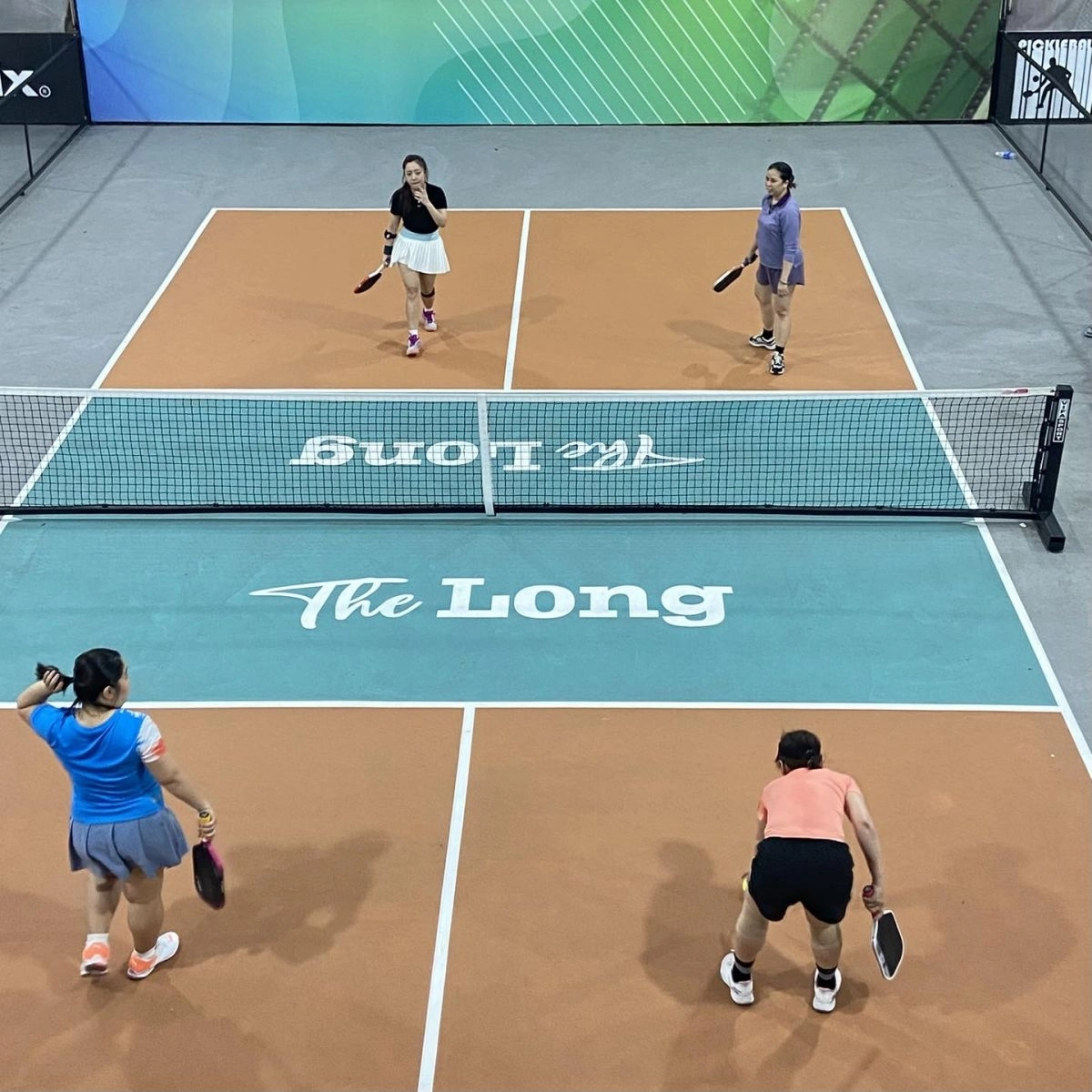 Sân pickleball tại the long pickleball 2 thủ đức